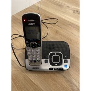 UNIDEN Cordless Wireless Phone Answering System Dect 6.0 Tested Works W/Battery